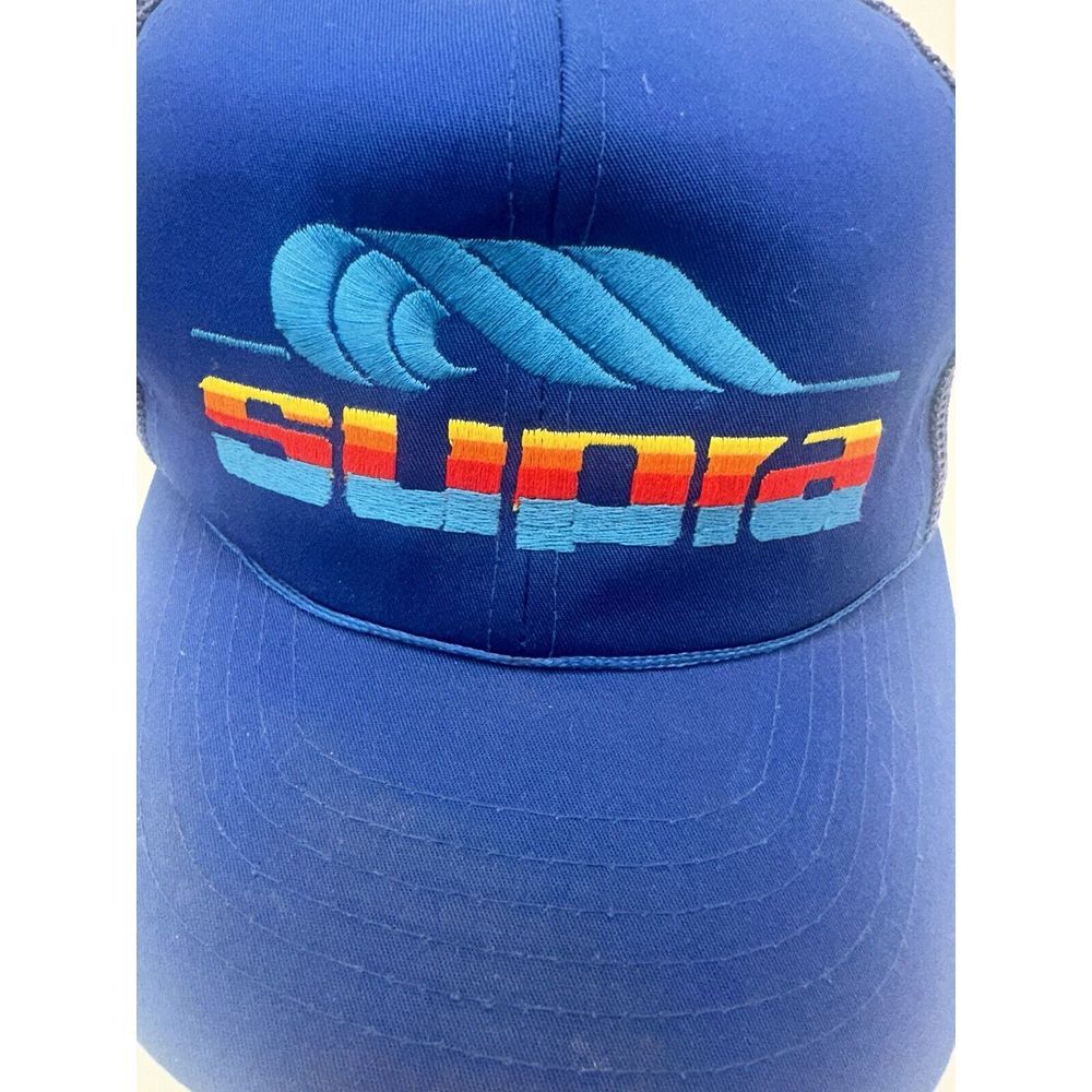VTG‎ Blue Rainbow Supra Trucker Hat